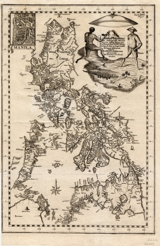 An 18th century map of the Philippine Islands, dated 1774. (Image from Wikimedia Commons)